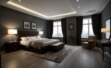 luxury dark interior