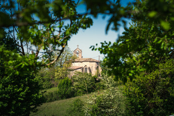 Obraz premium sur les hauteurs de Penne le Chateau