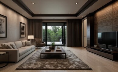 luxury dark interior