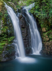 Molise, the waterfalls of Carpinone