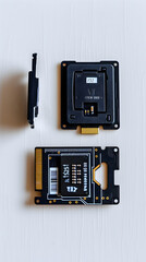 Comparative Display of TF Card and Micro SD Card Highlighting the Evolution in Storage Technology