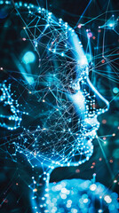 Artificial intelligence and machine learning concept