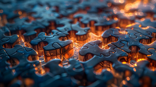 Collaborative Progress: Uniting Forces for Advancement - A compelling visual concept showcasing the achievement and progress resulting from a joint endeavor in the advertising field. (Photo Stock Conc