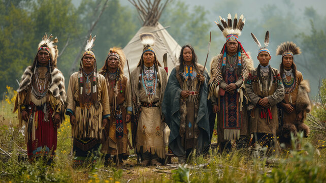 a tribe of Indian Sioux,generative ai