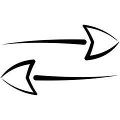 Hand Drawn Arrows Outline Icon Pack