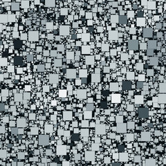 Grey Boxes Geometric Abstract Background