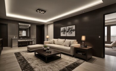 luxury dark interior