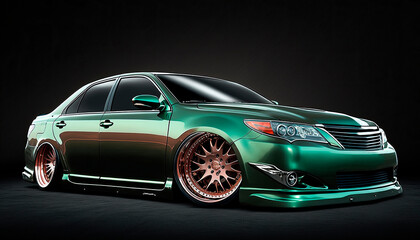 car on the road. Generative AI,