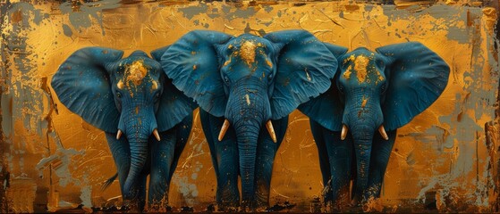 Abstraction, texture, gold, oil, chinoiserie, animal prints, elephants, horses, etc.