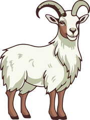cartoon goat clip art or sheep animal