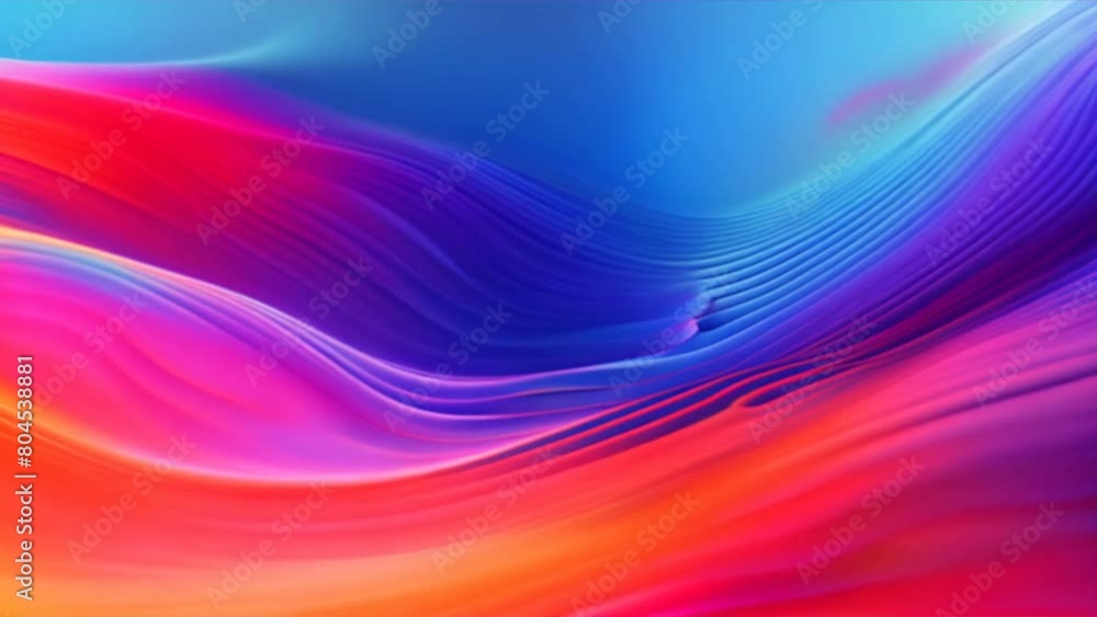 Poster A mesmerizing abstract neon wave background in glitch art style, with distorted pixels and vibrant colors.