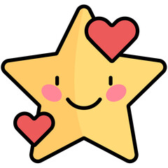 Star Emoji  Colored Icon Pack