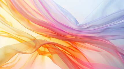 Colorful Flowing Fabric Background