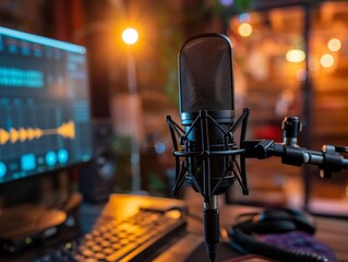 Multimedia Recording Equipment for Professional Podcast Production