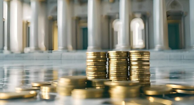 Fintech disruption transforming banking with technology challenging traditional institutions symbolizing innovations impact. Concept Fintech Disruption, Banking Technology, Traditional Institutions