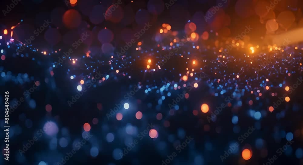 Aufkleber interconnected glowing threads symbolize complex relationships within work study and friendships. co