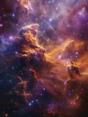 Obraz premium background with stars