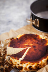 San Sebastian Burnt Basque cheesecake