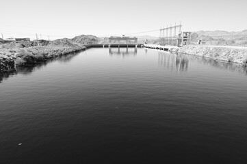 Davis Dam on the border of Nevada and Arizona.