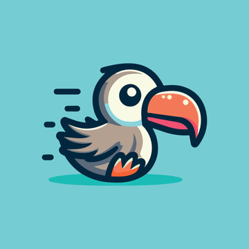 recommend clip art: Cute cartoon Baby Dodo Bird illustration