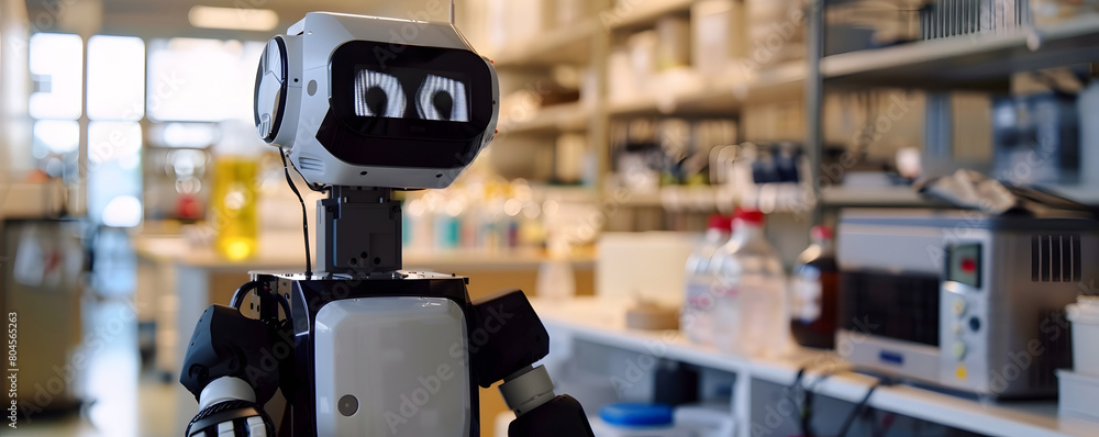 Poster autonomous robot using thermal imaging to monitor laboratory equipment for overheating issues