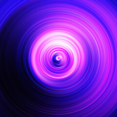 Colorful radial motion effect. Abstract rounded background. Color curves and sphere. Multi color gradient rings and circles wallpaper. Colored texture backdrop and banner.