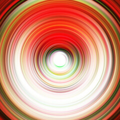 Colorful radial motion effect. Abstract rounded background. Color curves and sphere. Multi color gradient rings and circles wallpaper. Colored texture backdrop and banner.
