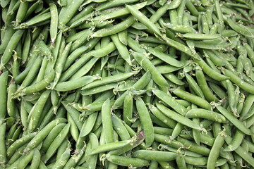 Fruits and vegetables are sold at a bazaar in Israel.