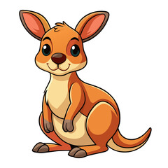 Cartoon Kangaroo Animal illustration