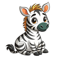 Cartoon Zebra Animal illustration