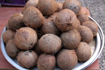 Fruits and vegetables are sold at a bazaar in Israel.
