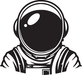 Astronaut hand drawn cartoon design