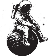 Vector Fantasy Astronaut