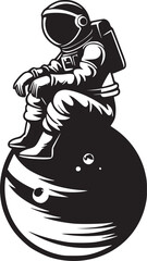 Vector Fantasy Astronaut