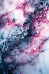 Close Up of Pink and Blue Marble Texture