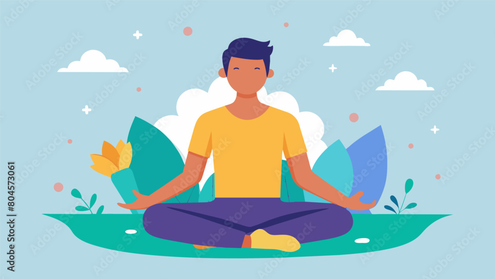 Poster a guided meditation session specifically designed for individuals with aspergers to help manage anxi