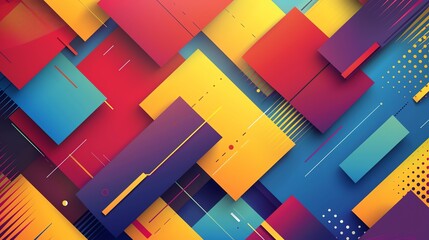 Amazing abstract geometry background for designers - obrazy, fototapety, plakaty