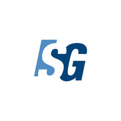 SG logo. S G design. White SG letter. SG, S G letter logo design. Initial letter SG linked circle uppercase monogram logo. S G letter logo vector design.