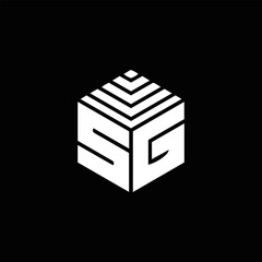 SG logo. S G design. White SG letter. SG, S G letter logo design. Initial letter SG linked circle uppercase monogram logo. S G letter logo vector design.