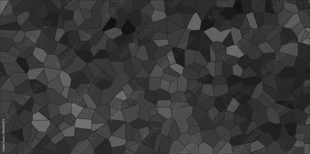 Poster seamless pattern mosaic marble pattern texture with seamless shapes. dark and light gray geometric m