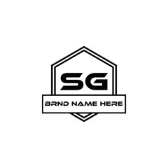 SG logo. S G design. White SG letter. SG, S G letter logo design. Initial letter SG linked circle uppercase monogram logo. S G letter logo vector design.