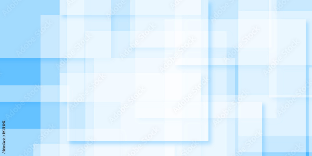 Aufkleber abstract light blue gradient background with geometric pattern background arranged randomly, busines