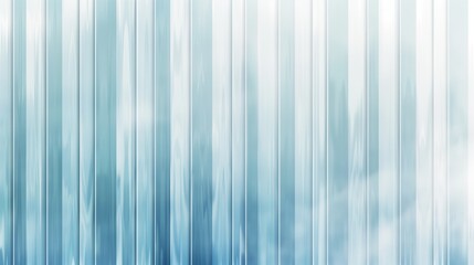 A background gradient with vertical lines in light blue, and white colors. An aesthetic background with patterned glass texture.