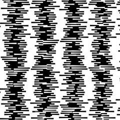 Black and white seamless geometric pattern. Vector Format 