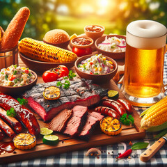meats to prepare-meats for barbecue-selection of meats