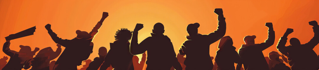 Naklejka premium Revolutionary Resistance (Brown): Signifies the opposition and challenges faced by revolutionary movements from existing authorities