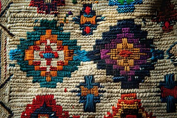 ethnic tapestry woven threads of tradition and heritage cultural background texture