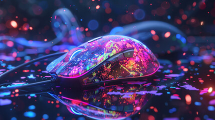 colourful computer mouse