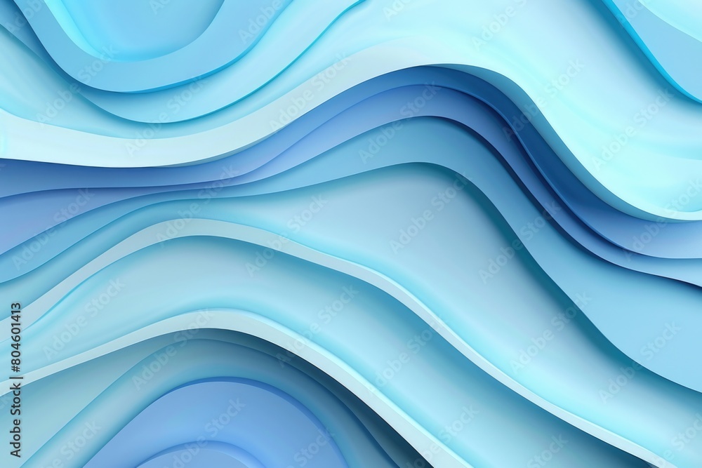Aufkleber abstract blue and white waves background, suitable for various design projects