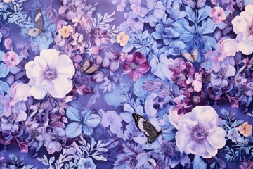 purple flowers background